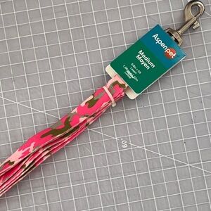 Medium Camo Pink and Green Dog Leash